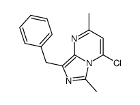 8-benzyl-4-chloro-2,6-dimethylimidazo[1,5-a]pyrimidine Structure