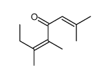 2,5,6-trimethylocta-2,5-dien-4-one结构式