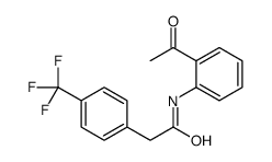 N-(2-acetylphenyl)-2-[4-(trifluoromethyl)phenyl]acetamide Structure