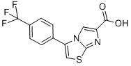 3-[4-(trifluoromethyl)phenyl]imidazo[2,1-b]thiazole-6-carboxylic acid Structure
