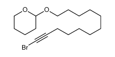 2-(12-bromododec-11-ynoxy)oxane结构式