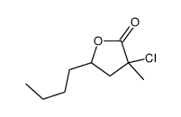 5-butyl-3-chloro-3-methyloxolan-2-one Structure