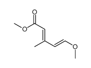 methyl 5-methoxy-3-methylpenta-2,4-dienoate结构式