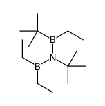 N-[tert-butyl(ethyl)boranyl]-N-diethylboranyl-2-methylpropan-2-amine结构式