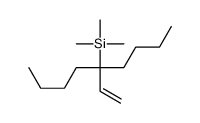 5-ethenylnonan-5-yl(trimethyl)silane结构式