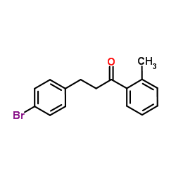 3-(4-Bromophenyl)-1-(2-methylphenyl)-1-propanone结构式
