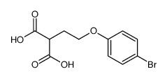 2-[2-(4-bromophenoxy)ethyl]propanedioic acid结构式