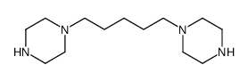 1-(5-piperazin-1-ylpentyl)piperazine Structure