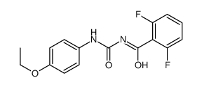 N-[(4-ethoxyphenyl)carbamoyl]-2,6-difluorobenzamide结构式