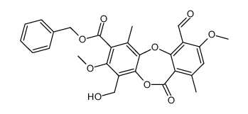 benzyl di-O-methylprotocetrarate结构式