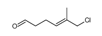 4-Hexenal, 6-chloro-5-methyl-, (E) Structure