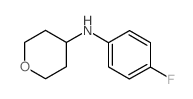 N-(4-Fluorophenyl)-N-tetrahydro-2H-pyran-4-ylamine Structure