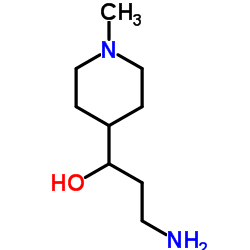 3-Amino-1-(1-methyl-4-piperidinyl)-1-propanol Structure
