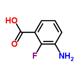3-Amino-2-fluorobenzoic acid Structure