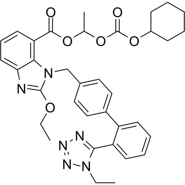 1H-1-Ethyl Candesartan Cilexetil Structure