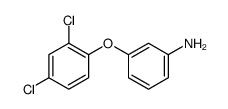 Benzenamine, 3-(2,4-dichlorophenoxy) Structure