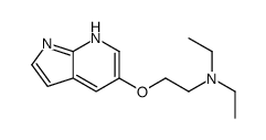 N,N-diethyl-2-(1H-pyrrolo[2,3-b]pyridin-5-yloxy)ethanamine Structure