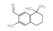 3,8,8-trimethyltetralin-2-carbaldehyde结构式