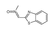 Methanamine, N-(2-benzothiazolylmethylene)-, N-oxide (9CI) structure
