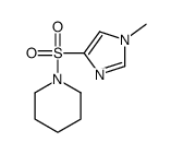 1-(1-methylimidazol-4-yl)sulfonylpiperidine结构式