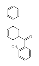 (2-methyl-5-phenyl-1-cyclohex-3-enyl)-phenyl-methanone structure