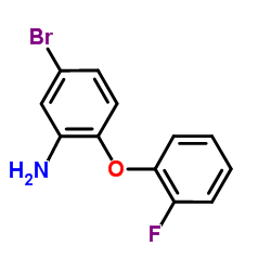 5-Bromo-2-(2-fluorophenoxy)aniline Structure