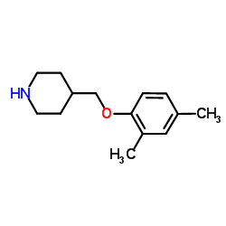 4-[(2,4-Dimethylphenoxy)methyl]piperidine Structure