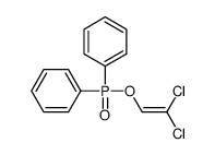 [2,2-dichloroethenoxy(phenyl)phosphoryl]benzene Structure