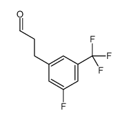 3-[3-Fluoro-5-(trifluoromethyl)phenyl]propanal Structure