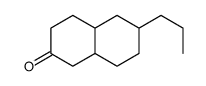 6-propyl-3,4,4a,5,6,7,8,8a-octahydro-1H-naphthalen-2-one结构式