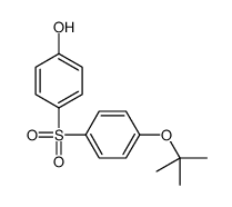 4-[4-[(2-methylpropan-2-yl)oxy]phenyl]sulfonylphenol Structure