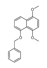 1-benzyloxy-5,8-dimethoxy-naphthalene结构式