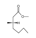 (S)-(-)-methyl 3-methylheptanoate结构式