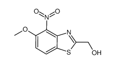 5-methoxy-4-nitrobenzothiazole-2-methanol Structure