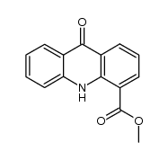 methyl 9,10-dihydro-9-oxoacridine-4-carboxylate Structure