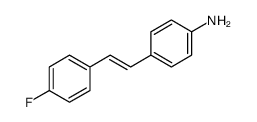 4-[2-(4-fluorophenyl)ethenyl]aniline structure