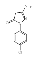 5-AMINO-2-(4-CHLORO-PHENYL)-2,4-DIHYDRO-PYRAZOL-3-ONE Structure