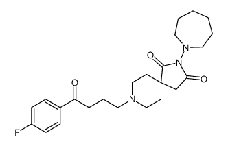 2-(azepan-1-yl)-8-[4-(4-fluorophenyl)-4-oxobutyl]-2,8-diazaspiro[4.5]decane-1,3-dione Structure
