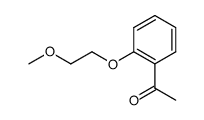 1-[2-(2-methoxy-ethoxy)-phenyl]-ethanone Structure