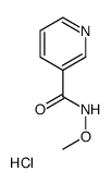N-methoxypyridine-3-carboxamide,hydrochloride Structure