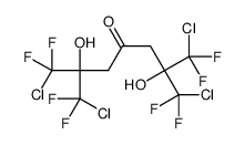 1,7-dichloro-2,6-bis[chloro(difluoro)methyl]-1,1,7,7-tetrafluoro-2,6-dihydroxyheptan-4-one结构式