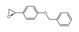 (R)-2-(4-benzyloxyphenyl)oxirane结构式
