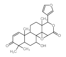 Oxireno[c]phenanthro[1,2-d]pyran-3,8(3aH,4bH)-dione,1-(3-furanyl)-1,5,6,6a,7,10a,10b,11,12,12a-decahydro-5-hydroxy-4b,7,7,10a,12a-pentamethyl-,(1S,3aS,4aR,4bS,5R,6aR,10aR,10bR,12aS)- picture