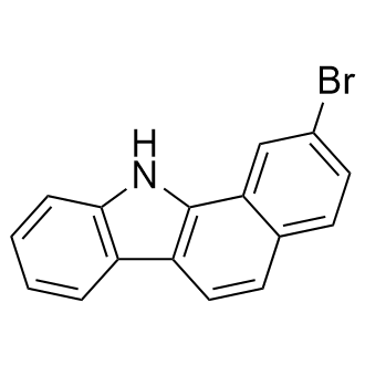 2-溴-11H-苯并[a]咔唑结构式