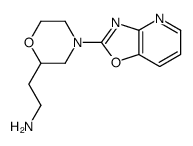 2-[4-([1,3]oxazolo[4,5-b]pyridin-2-yl)morpholin-2-yl]ethanamine结构式