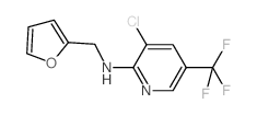 N-[3-Chloro-5-(trifluoromethyl)-2-pyridinyl]-N-(2-furylmethyl)amine结构式