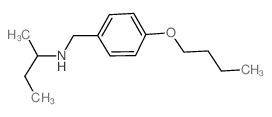 N-(4-Butoxybenzyl)-2-butanamine结构式