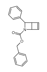 2-benzyloxycarbonyl-3-phenyl-2-azabicyclo[2.2.0]hexa-5-ene结构式