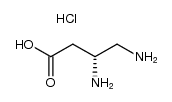 (R)-(+)-3,4-diaminobutanoic acid dihydrochloride结构式