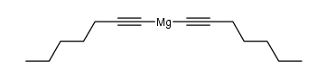 diheptinylmagnesium Structure